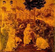 LEONARDO da Vinci, The Adoration of the Magi